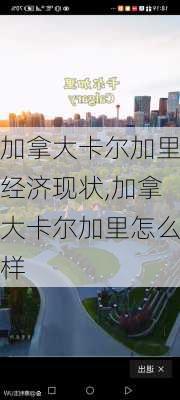 加拿大卡尔加里经济现状,加拿大卡尔加里怎么样