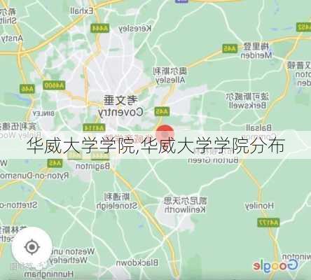 华威大学学院,华威大学学院分布