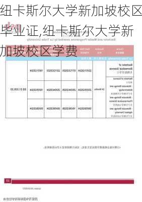 纽卡斯尔大学新加坡校区毕业证,纽卡斯尔大学新加坡校区学费