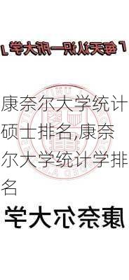 康奈尔大学统计硕士排名,康奈尔大学统计学排名