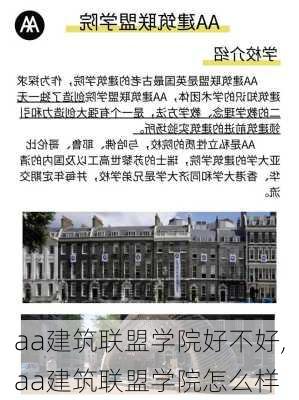 aa建筑联盟学院好不好,aa建筑联盟学院怎么样