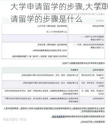 大学申请留学的步骤,大学申请留学的步骤是什么