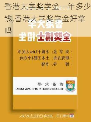 香港大学奖学金一年多少钱,香港大学奖学金好拿吗