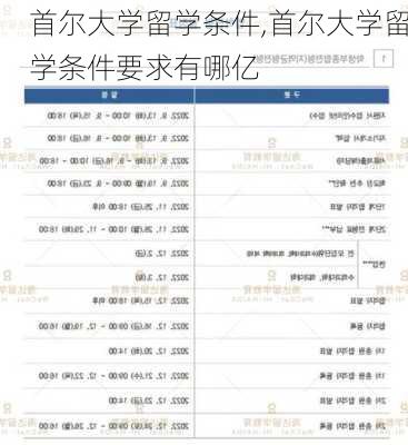 首尔大学留学条件,首尔大学留学条件要求有哪亿