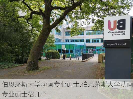 伯恩茅斯大学动画专业硕士,伯恩茅斯大学动画专业硕士招几个