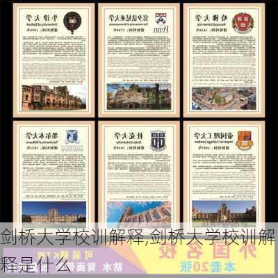 剑桥大学校训解释,剑桥大学校训解释是什么