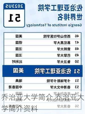 乔治亚大学简介,乔治亚大学简介资料