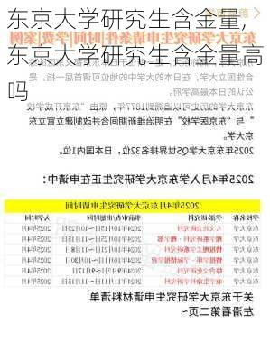 东京大学研究生含金量,东京大学研究生含金量高吗