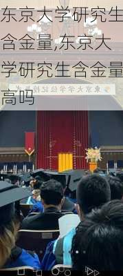 东京大学研究生含金量,东京大学研究生含金量高吗