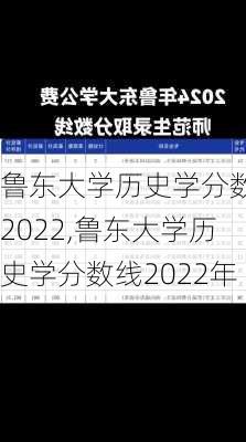 鲁东大学历史学分数线2022,鲁东大学历史学分数线2022年