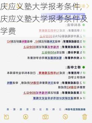 庆应义塾大学报考条件,庆应义塾大学报考条件及学费