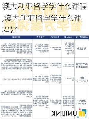 澳大利亚留学学什么课程,澳大利亚留学学什么课程好