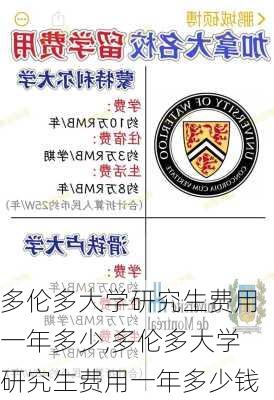 多伦多大学研究生费用一年多少,多伦多大学研究生费用一年多少钱