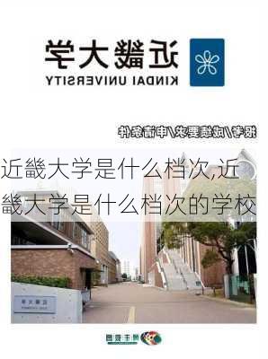 近畿大学是什么档次,近畿大学是什么档次的学校