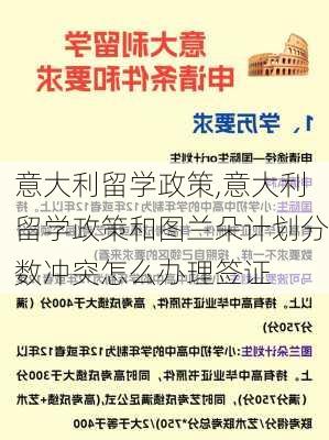 意大利留学政策,意大利留学政策和图兰朵计划分数冲突怎么办理签证