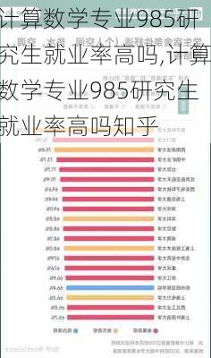 计算数学专业985研究生就业率高吗,计算数学专业985研究生就业率高吗知乎