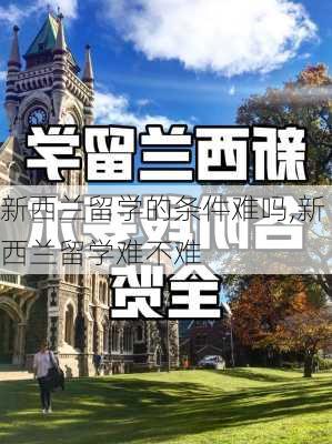 新西兰留学的条件难吗,新西兰留学难不难