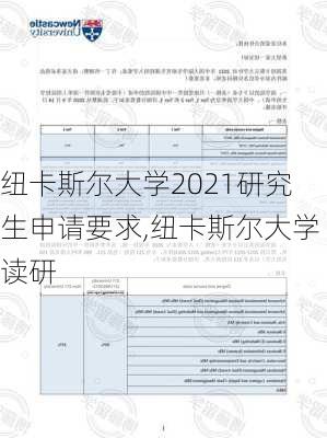 纽卡斯尔大学2021研究生申请要求,纽卡斯尔大学读研