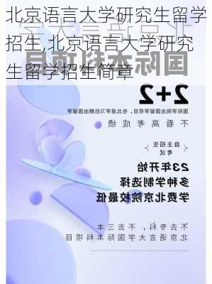 北京语言大学研究生留学招生,北京语言大学研究生留学招生简章