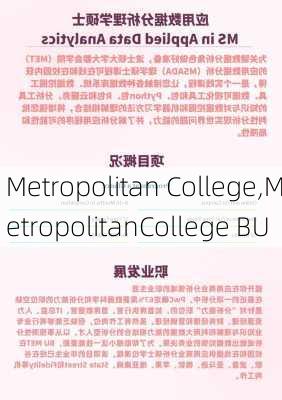 Metropolitan College,MetropolitanCollege BU