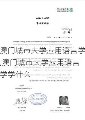 澳门城市大学应用语言学,澳门城市大学应用语言学学什么