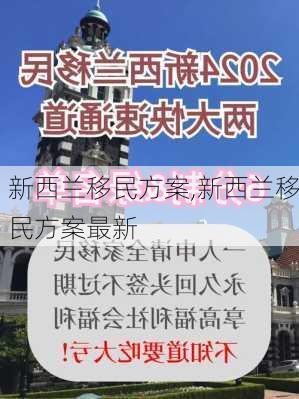 新西兰移民方案,新西兰移民方案最新