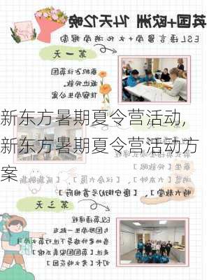 新东方暑期夏令营活动,新东方暑期夏令营活动方案