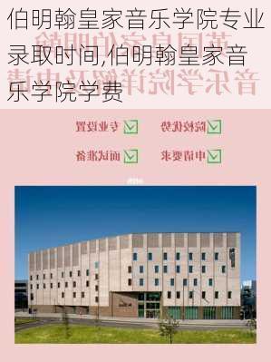 伯明翰皇家音乐学院专业录取时间,伯明翰皇家音乐学院学费