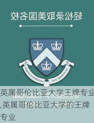 英属哥伦比亚大学王牌专业,英属哥伦比亚大学的王牌专业