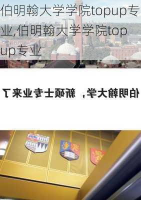 伯明翰大学学院topup专业,伯明翰大学学院top up专业