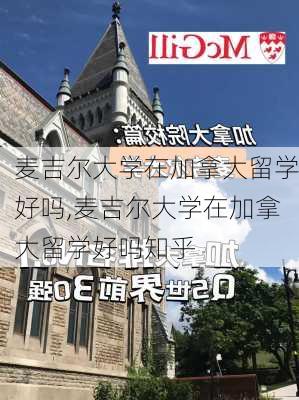 麦吉尔大学在加拿大留学好吗,麦吉尔大学在加拿大留学好吗知乎