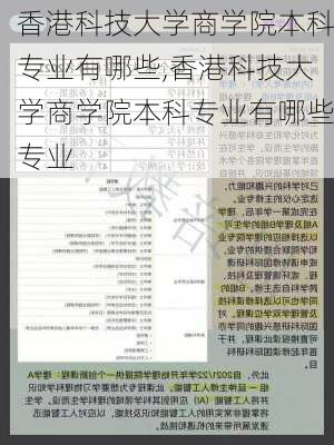 香港科技大学商学院本科专业有哪些,香港科技大学商学院本科专业有哪些专业